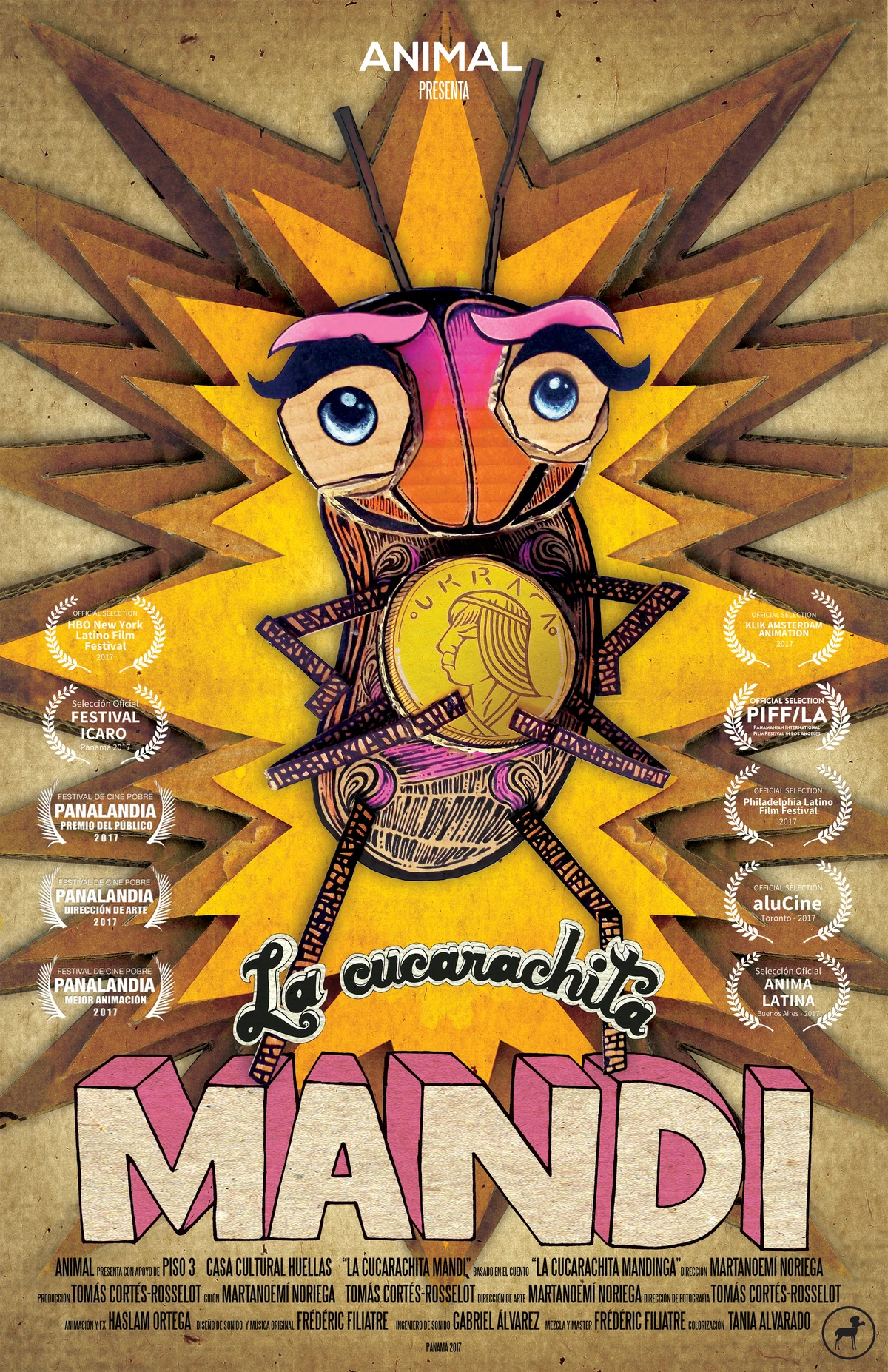 La Cucarachita Mandi, póster