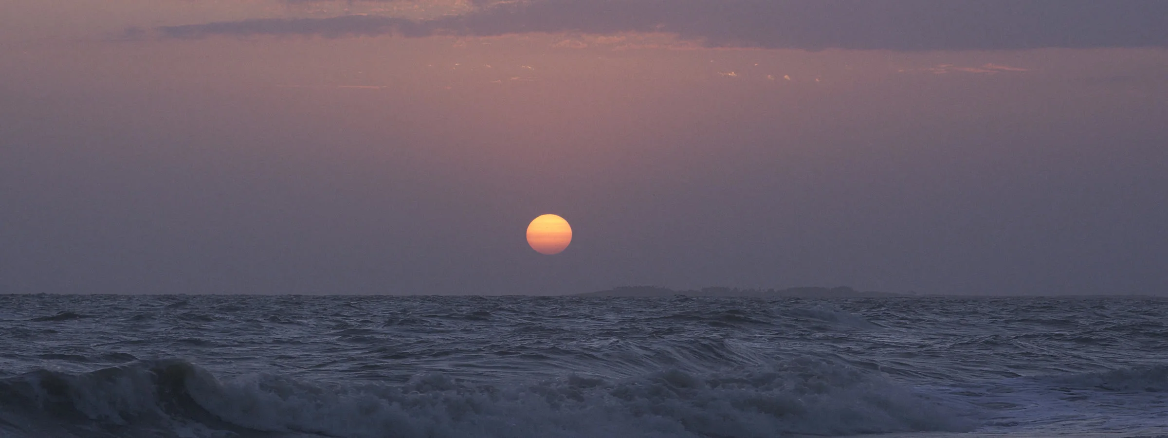 Pacific sunset on the Panamanian coast