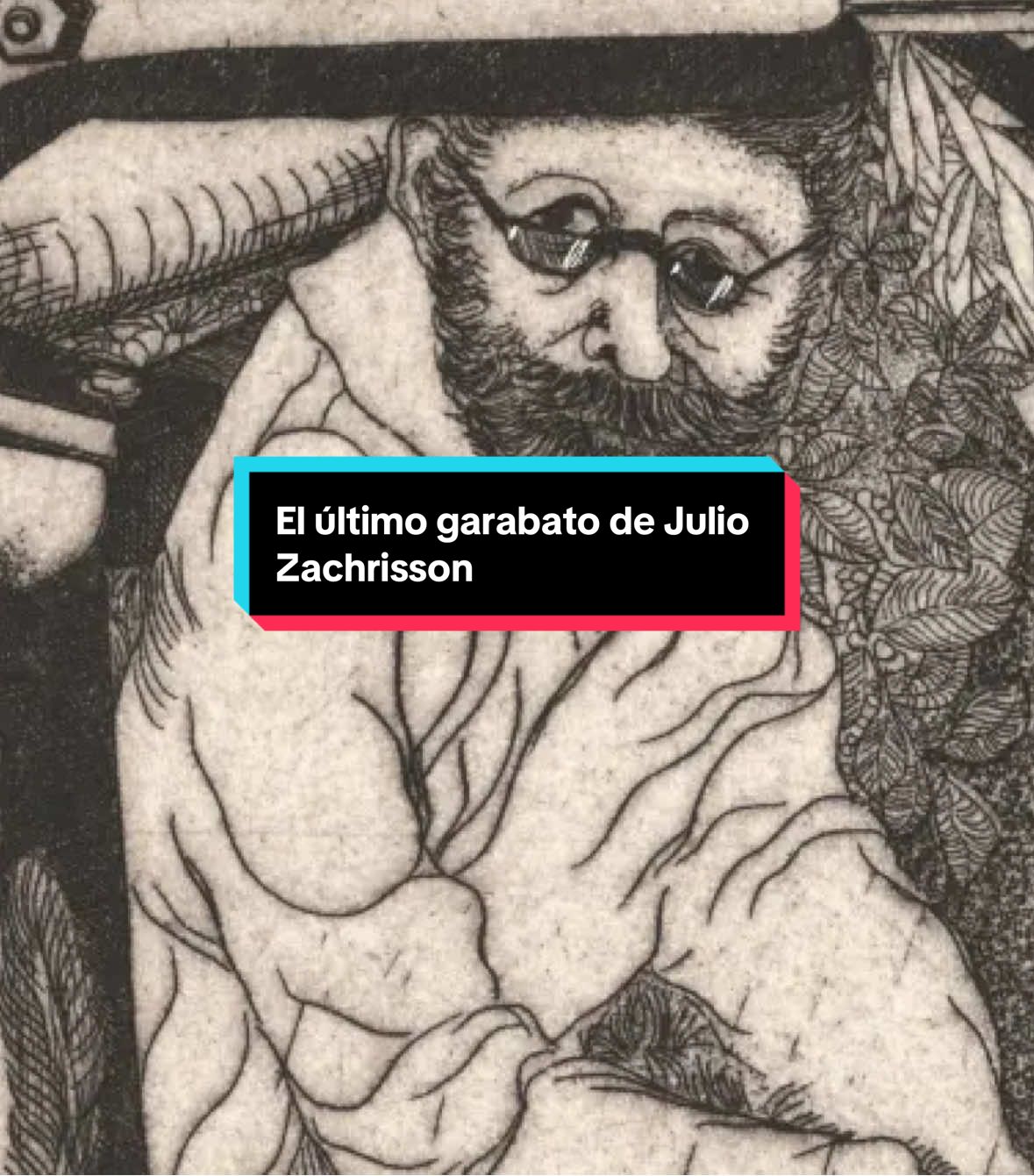 Impresión de la serigrafía del último garabato